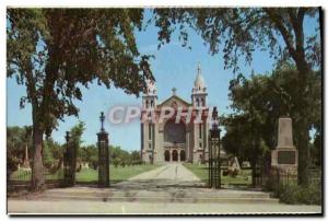  MODERNE POSTKARTE St- Bonifacekathedrale nahe Winnipeg Monitoba Kanada