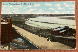 Viaduct Kansas, MO, Ocate & Nolan (DPO) NM Territory PM 4/11 & 12/1911 LB