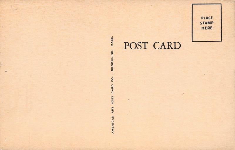 High School, North Attleboro, Massachusetts, Early Postcard, Unused