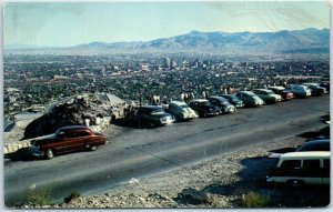 Postcard - At The Top of Scenic Drive Overlooking The City Of El Paso, Texas