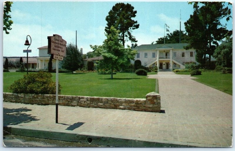 Postcard - Colton Hall, Civic Center - Monterey, California