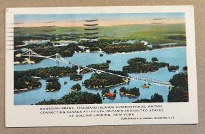 UNUSED  PC- THOUSAND ISLANDS INTL. BRIDGE, AT COLLINS LANDING, N.Y.