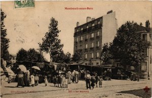 CPA MONTREUIL-sous-BOIS Le Marche. (509593)