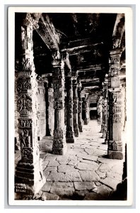 RPPC Pirthi Raj Temple Interior Delhi India UNP Postcard U26