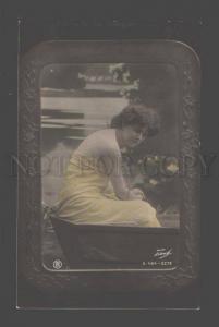 3084646 Woman in Boat Vintage tinted TRAUT Photo #484