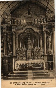 CPA BATZ-sur-MER - Interieur de l'Église - Le Maitre Autet (223113)