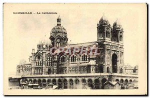 Old Postcard Marseille La Cathedrale