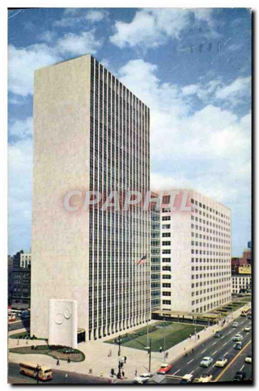 Modern Postcard The New City County Building Detroit Mich