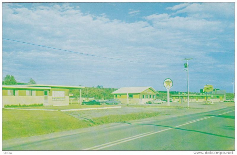 Redwood Villa Motel & Restaurant, St Leonard, New Brunswick, Canada, 40-60s