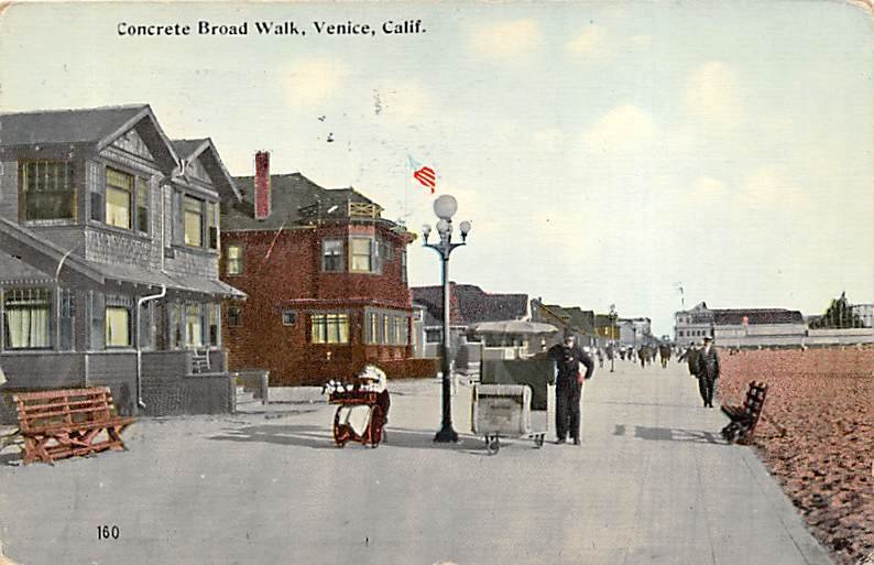 Concrete Board Walk Venice CA