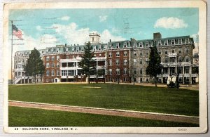 Vintage Postcard 1934 Soldiers' Home Vineland New Jersey