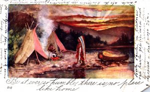 USA Native American By HH Tammen Denver Postcard 09.87