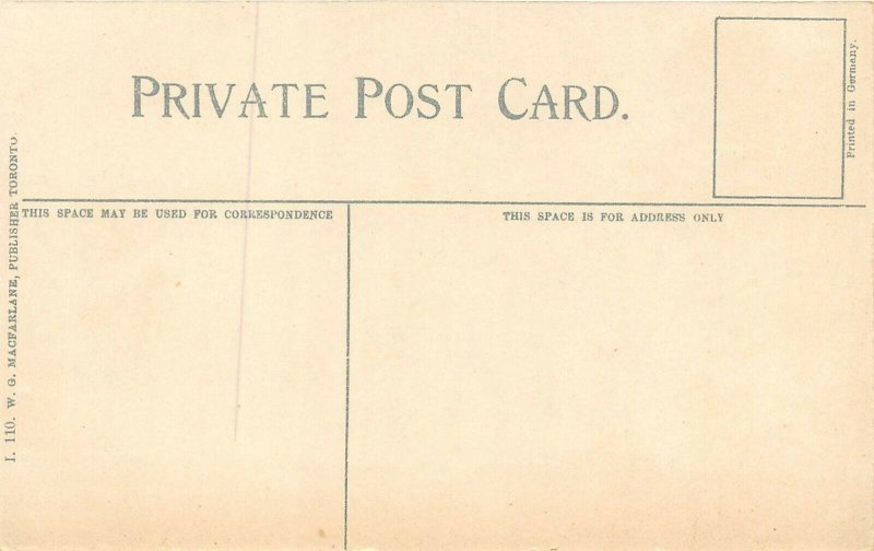 Toronto Canada 1910 Private Postcard Osgoode Hall