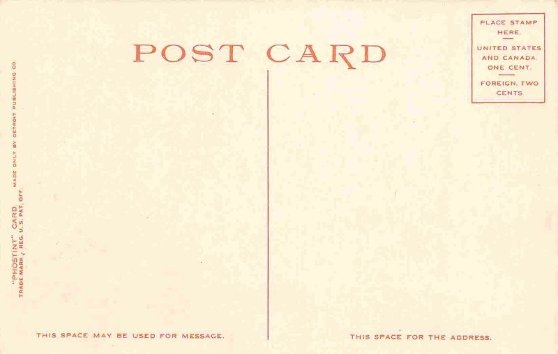 Ox Team Bringing in Sap Maple Sugar Camp Vermont 1910c Phostint postcard