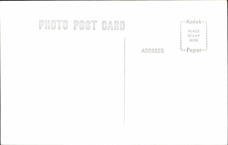 Canso Nova Scotia Lighthouse Front Rage Lighthouse Real Photo Postcard 