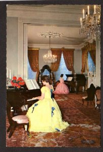 MS Rosalie Mansion Piano Daughters Revolution Natchez Mississippi Postcard