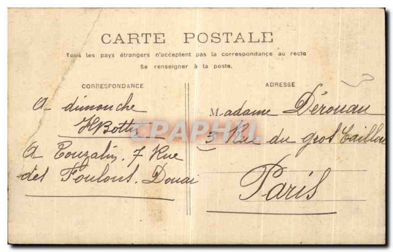 Old Postcard Paris Eglise Notre Dame