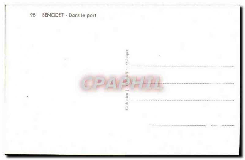 Modern Postcard Port Boat in Benodet