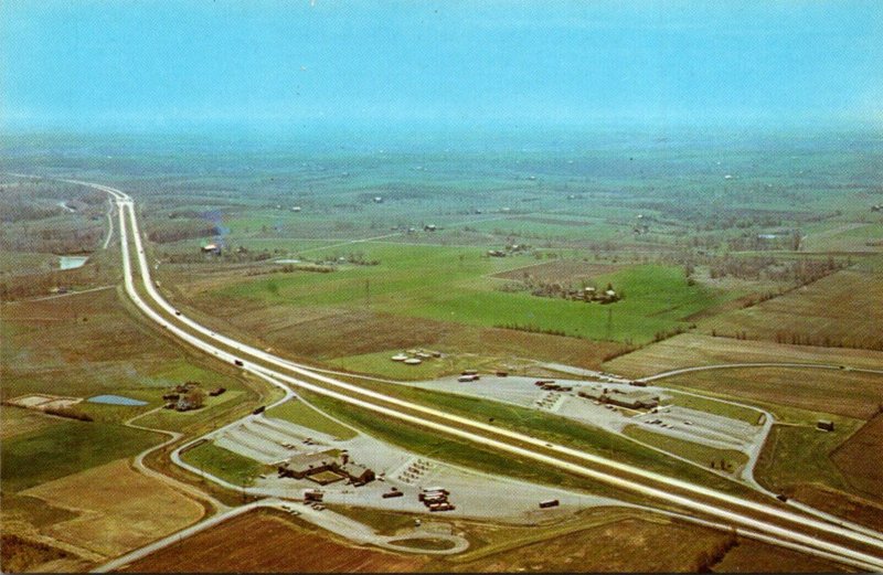 Ohio Youngstown Ohio Turnpike Aerial View Showing Mahoning Valley Service Plaza