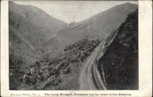 Antique Postcard Rimutaka Incline Wairarapa NEW ZEALAND Railroad Series No. 3