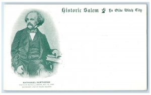 Salem Massachusetts Postcard Nathaniel Hawthorne Historic Olde Witch City 1905