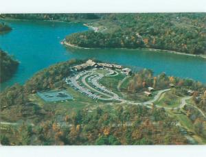 Unused Pre-1980 AERIAL VIEW OF TOWN Glouster Ohio OH n2209