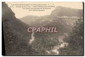 Postcard The Old Scenic Sites Franche Comt? Loue Valley Mouthier Haute Pierre