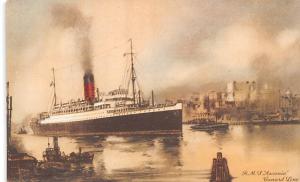 RMS Asconia Cunard Line White Star Line Cunard Ship Unused 