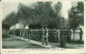 Roswell NM Military Institute Cadets c1910 Postcard