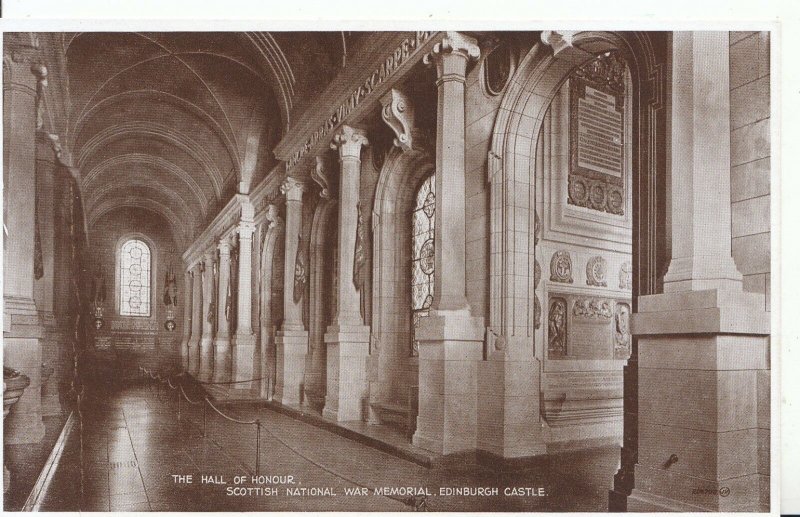 Scotland Postcard - Hall of Honour, War Memorial - Edinburgh Castle - Ref ZZ4552 