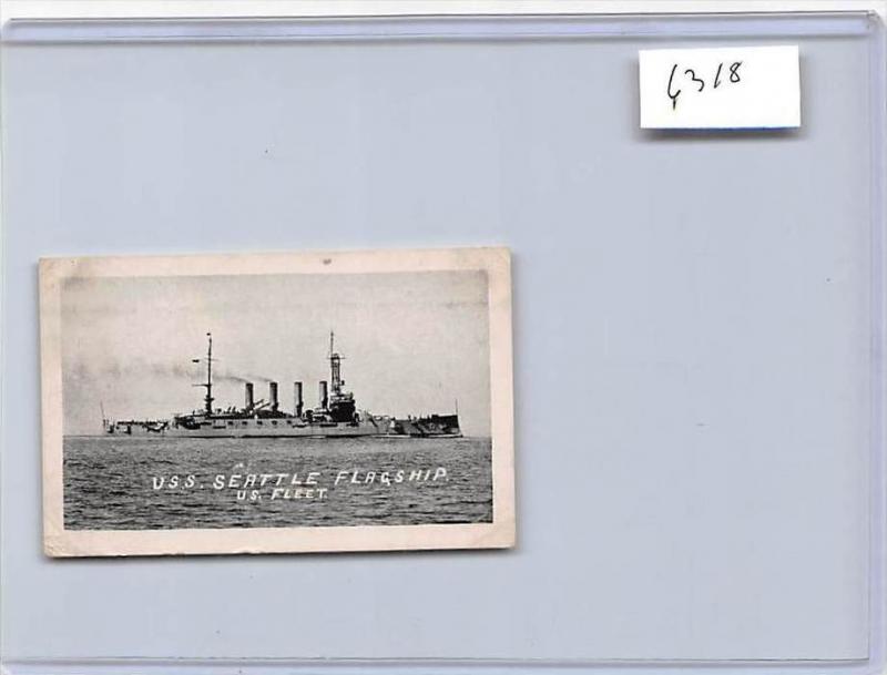 U.S.S. Seattle Flagship, U.S. Fleet, mini card