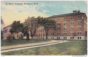 ROCHESTER, Minnesota, PU-1912; St Mary´s Hospital
