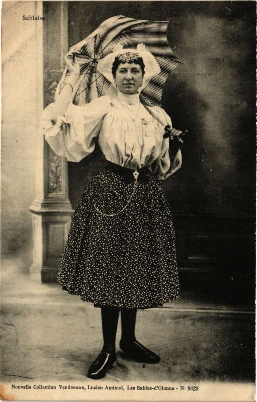 CPA Sablaise - Folklore - Type (637241)