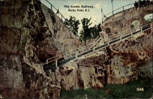 Rocky Point Rhode Island RI Scenic Railway c1910 Vintage Postcard