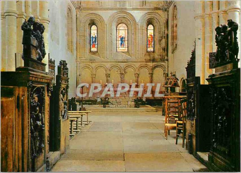 Postcard Modern Montreal (Yonne) Interior of the Church twelfth S XVIth Centu...
