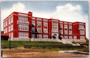 1907 Teacher's College Saint Louis Missouri Building Structure Posted Postcard