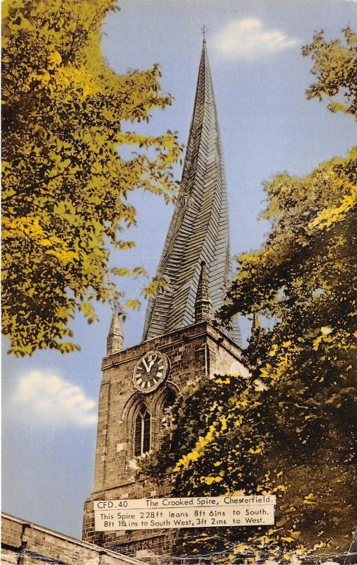 BR446 England The Crooked Spire Chesterfield  uk