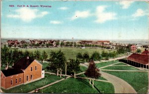 Postcard Fort D.A. Russell in Cheyenne, Wyoming