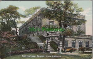 Nottinghamshire Postcard - Nottingham Castle From Grounds  DC1251