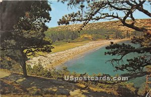 Sparkling Clean Sand Beach in Bar Harbor, Maine