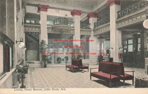 AR, Little Rock, Arkansas, Marion Hotel, Lobby Interior, SH Knox Pub No 2871