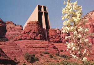 Postcard Chapel Of The Holy Cross Roman Catholic Church Sedona Arizona Bradshaw