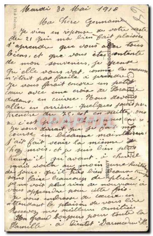 Old Postcard Thann General view Haute Alsace