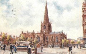 Postcard UK 1904 Tuck Charles Flower Street Scene Oilette 23-11809