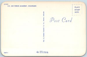 c1950s Air Force Academy, El Paso County CO Greetings Bubble Letter Text PC A201