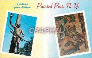 Modern Postcard Greeting from Historic Painted Post N Y