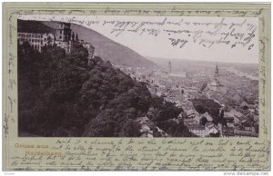 Gruss aus HEIDELBERG , Germany , PU-1902