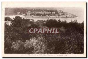 Old Postcard Saint palais sur mer (cute silver general view