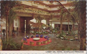 Mexico Postcard -Lobby Del Hotel Acapulco Princess Hotel RS35639