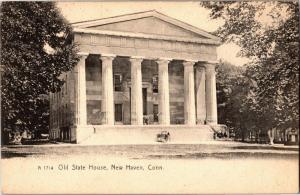 Old State House New Haven CT Undivided Back Vintage Postcard N20